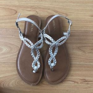 Worn Once! Merona Toe Sandals